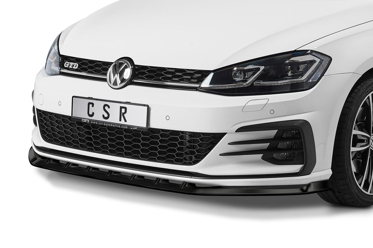 Front Spoiler Lip with ABE for VW Golf 7 GTI / GTD Facelift 2017+