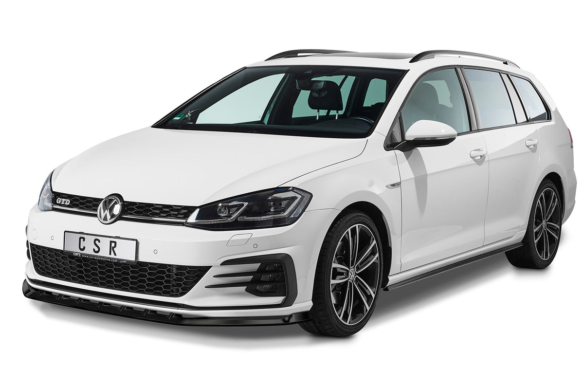 Front Spoiler Lip with ABE for VW Golf 7 GTI / GTD Facelift 2017+