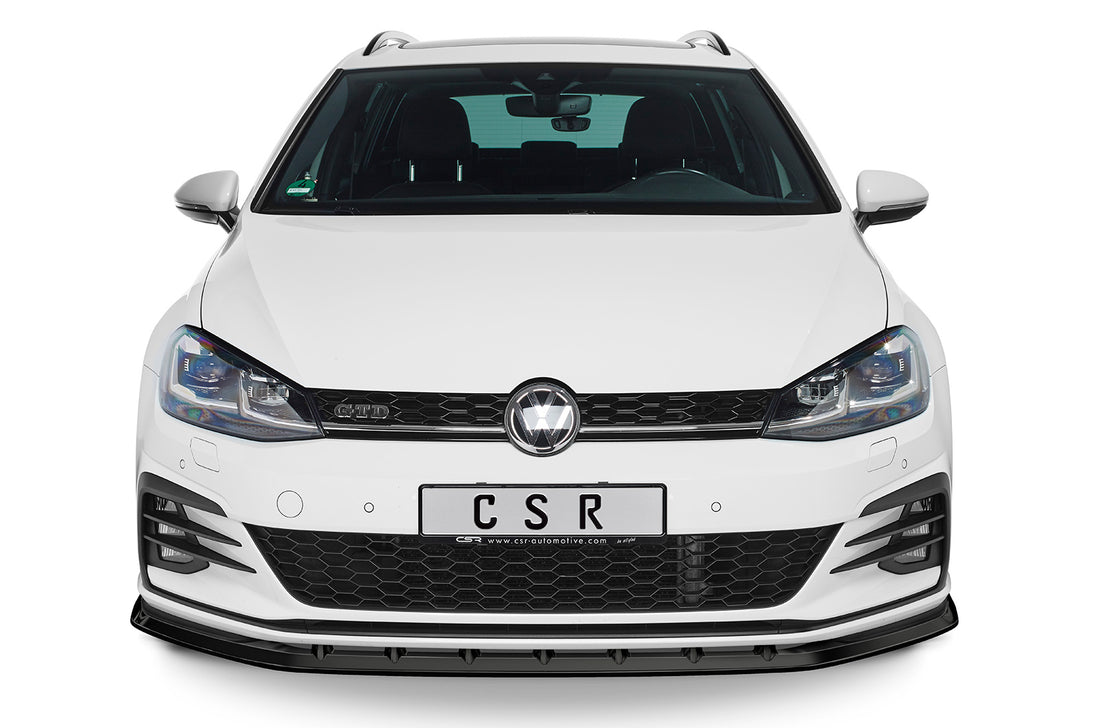 Front Spoiler Lip with ABE for VW Golf 7 GTI / GTD Facelift 2017+