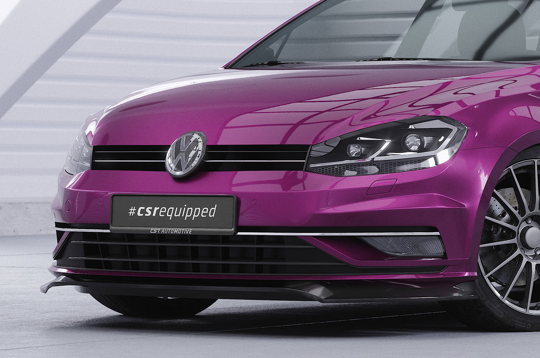 Front Spoiler Lip with ABE for VW Golf 7 Facelift 2017+ (Base Model)