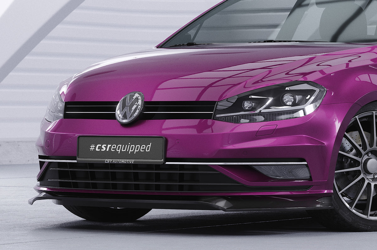 Front Spoiler Lip with ABE for VW Golf 7 Facelift 2017+ (Base Model)