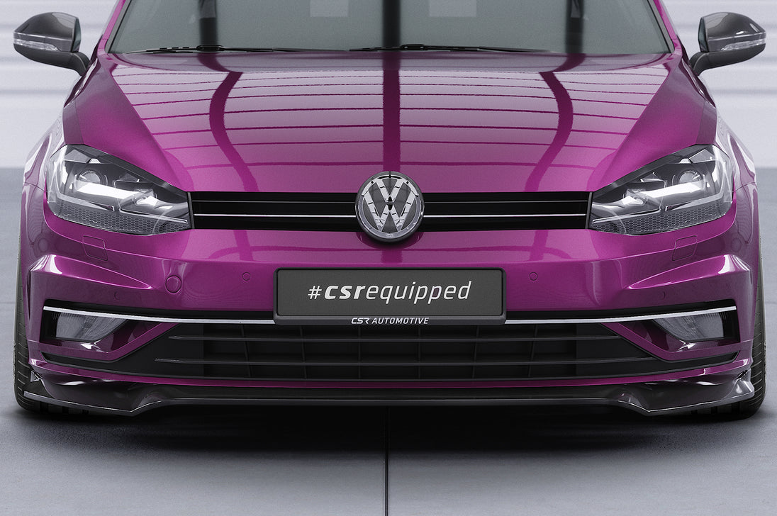 Front Spoiler Lip with ABE for VW Golf 7 Facelift 2017+ (Base Model)