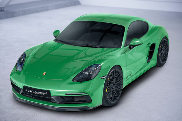 Lábio do spoiler dianteiro com ABE para Porsche 718 Boxster / Porsche Cayman 718 (982) GTS 4.0 2016+