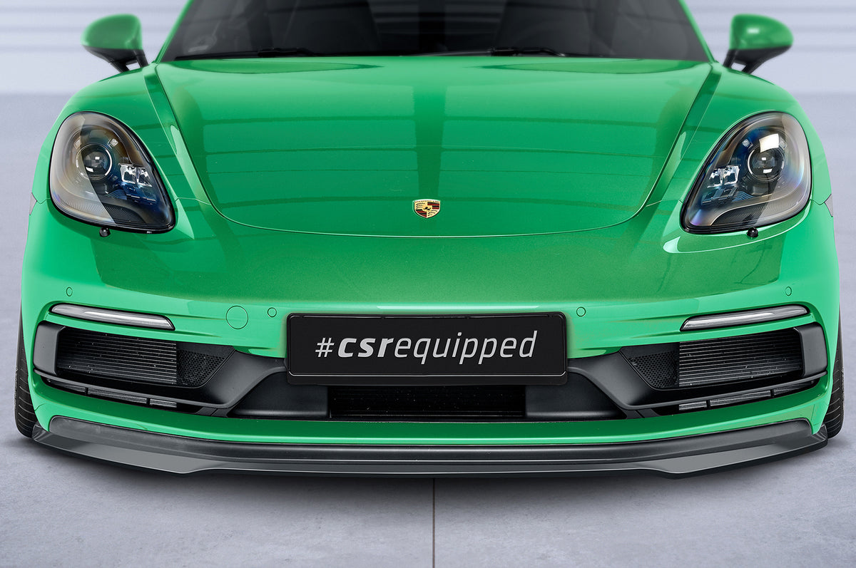 Front Spoiler Lip with ABE for Porsche 718 Boxster / Porsche Cayman 718 (982) GTS 4.0 2016+
