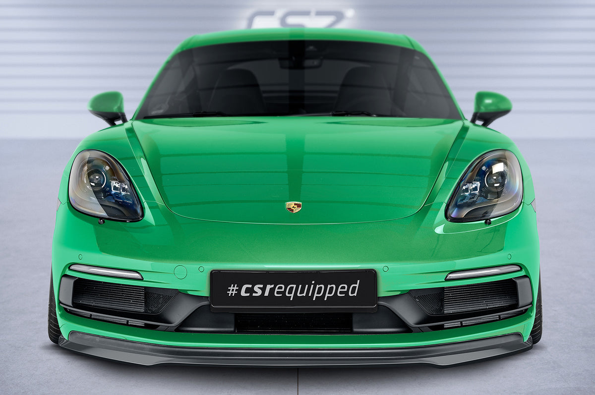 Front Spoiler Lip with ABE for Porsche 718 Boxster / Porsche Cayman 718 (982) GTS 4.0 2016+