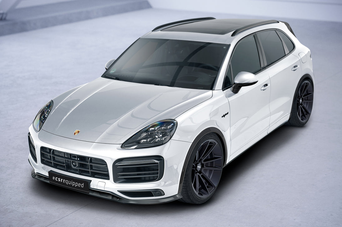 Front Spoiler Lip with ABE for Porsche Cayenne (9YA) 2017-2023