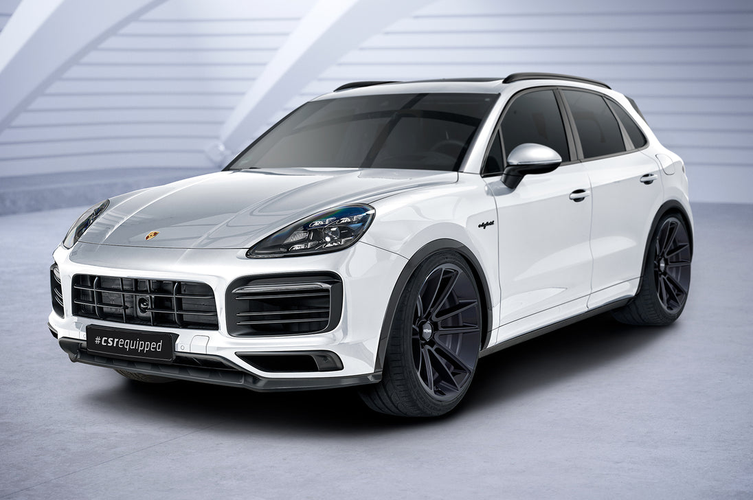 Front Spoiler Lip with ABE for Porsche Cayenne (9YA) 2017-2023