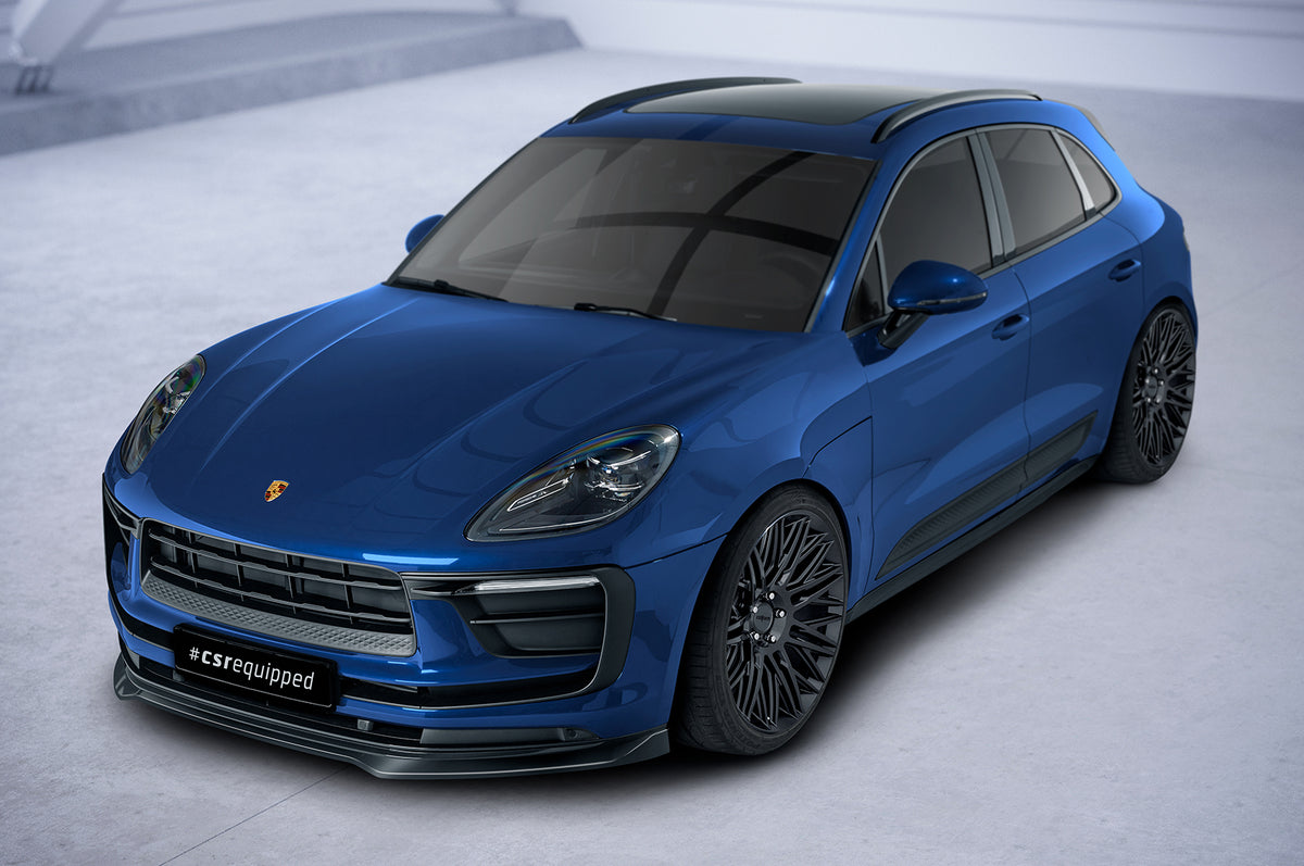 Front Spoiler Lip with ABE for Porsche Macan Facelift 2021+
