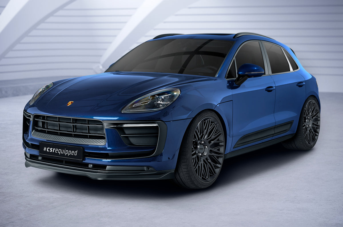 Front Spoiler Lip with ABE for Porsche Macan Facelift 2021+