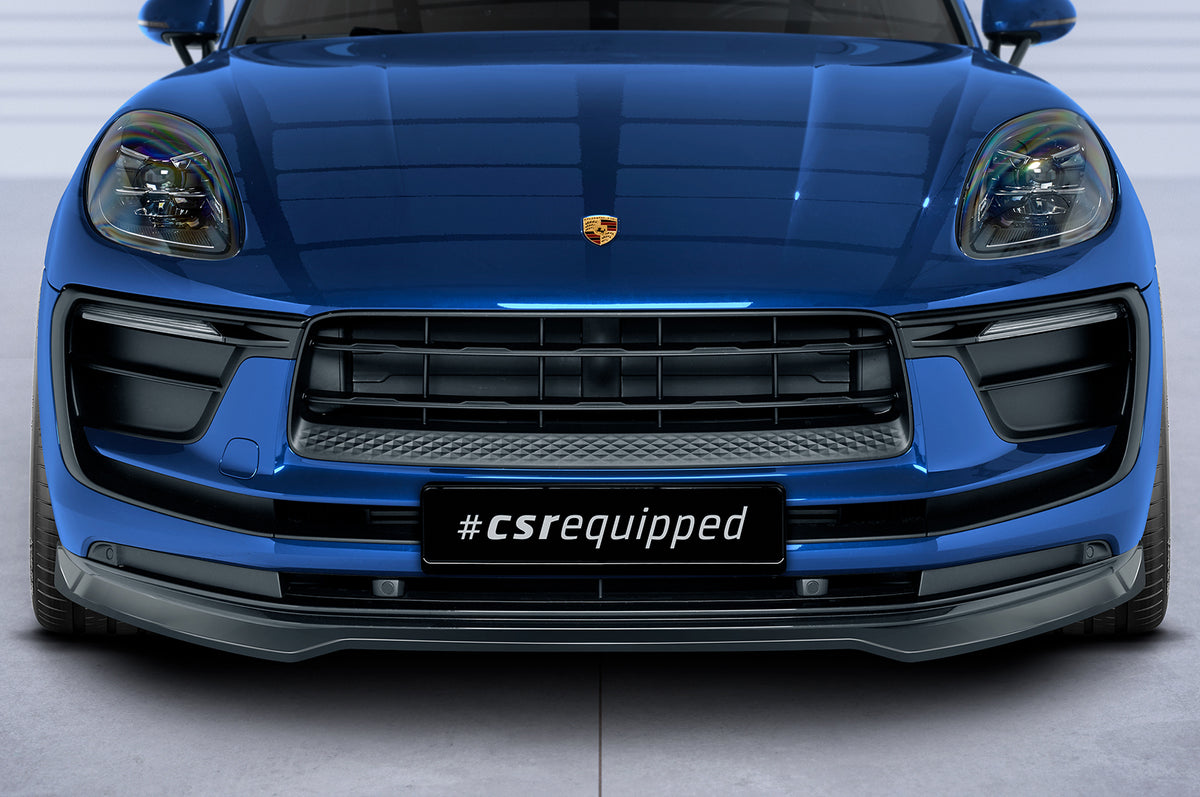 Front Spoiler Lip with ABE for Porsche Macan Facelift 2021+