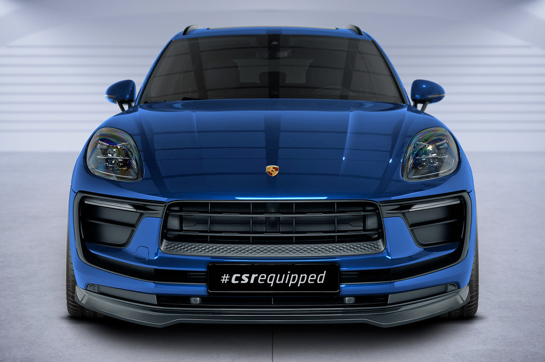Front Spoiler Lip with ABE for Porsche Macan Facelift 2021+