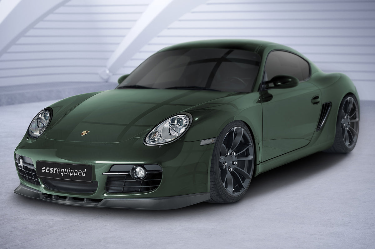 Front Spoiler Lip with ABE for Porsche Cayman 987c (pre-facelift) 2005-2009