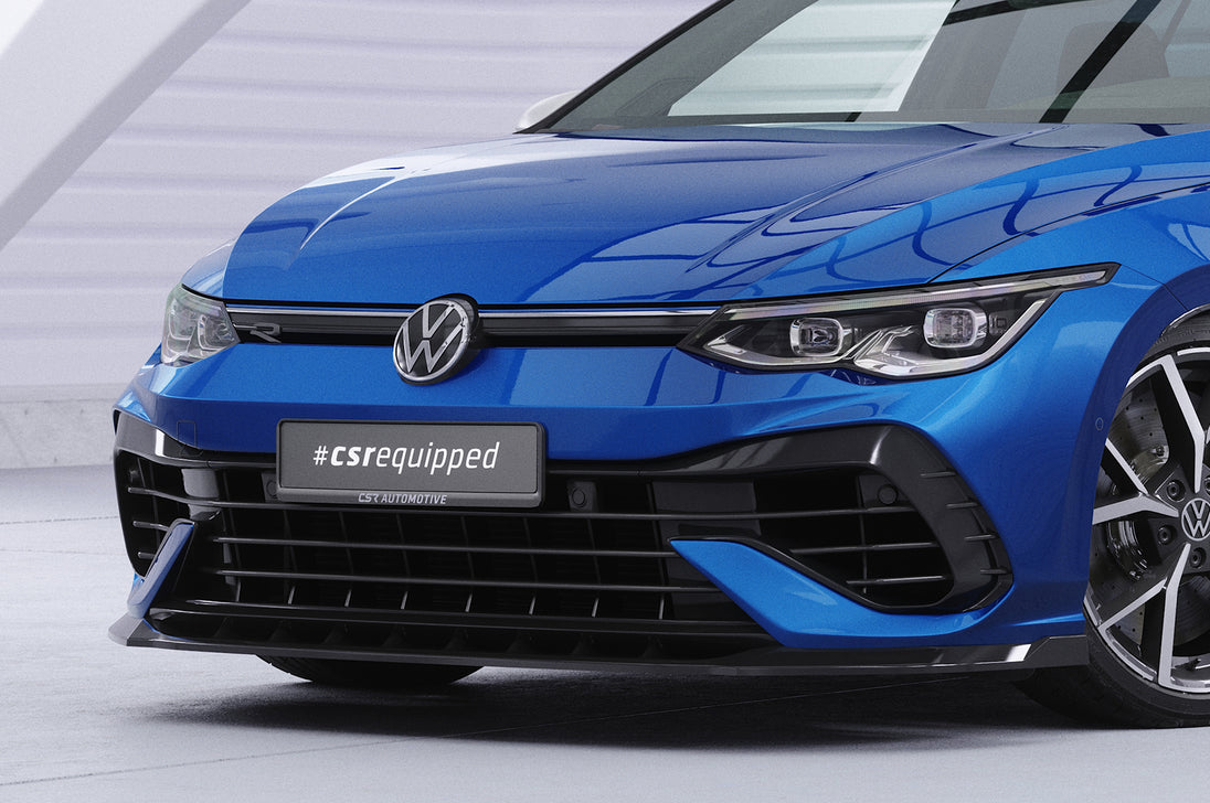 Front Spoiler Lip with ABE for VW Golf 8 R 2020+