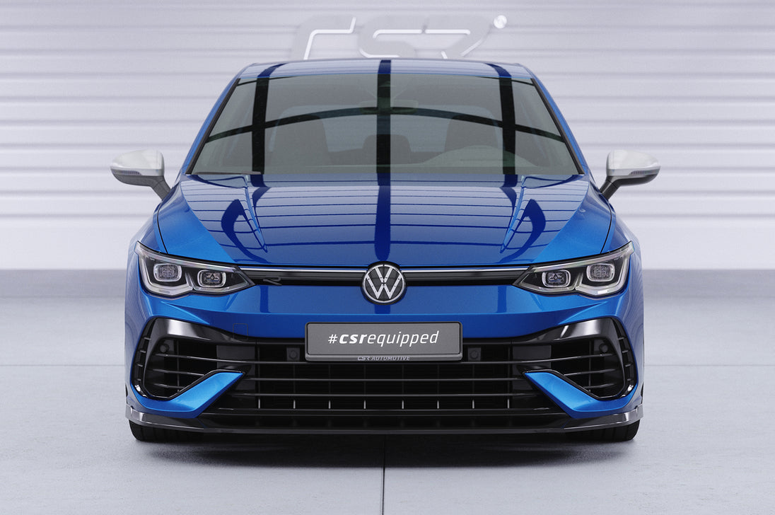 Front Spoiler Lip with ABE for VW Golf 8 R 2020+