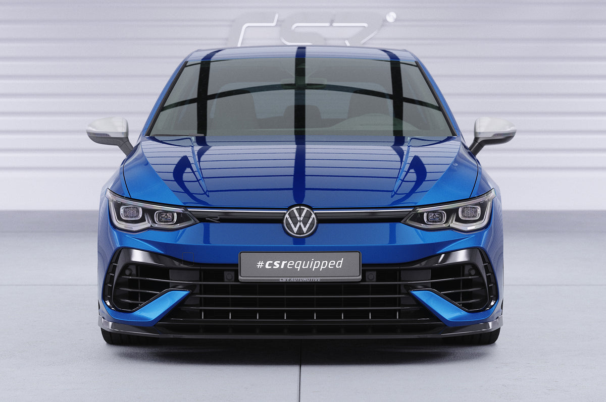 Front Spoiler Lip with ABE for VW Golf 8 R 2020+