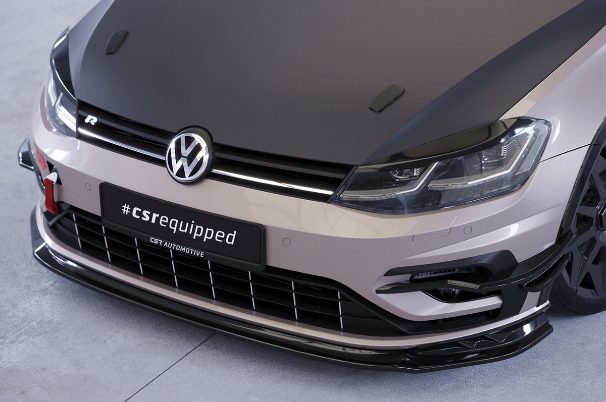 Front Spoiler Lip with ABE for VW Golf 7 R Facelift 2017-2021 (CSL625)