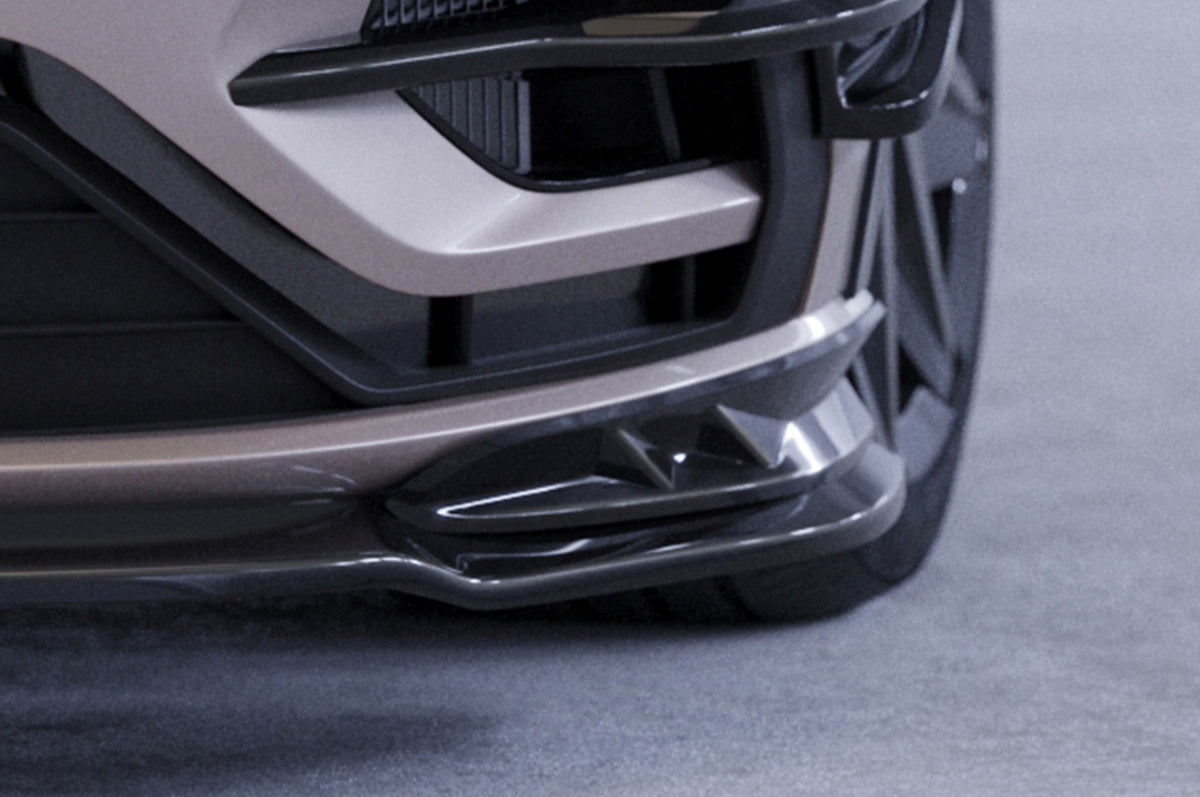 Front Canards for VW Golf 7 R Facelift 2017-2021, 2-Piece Set