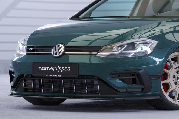 Lámina de splitter delantero (central) con ABE para VW Golf 7 R / R-Line facelift 2017-2021