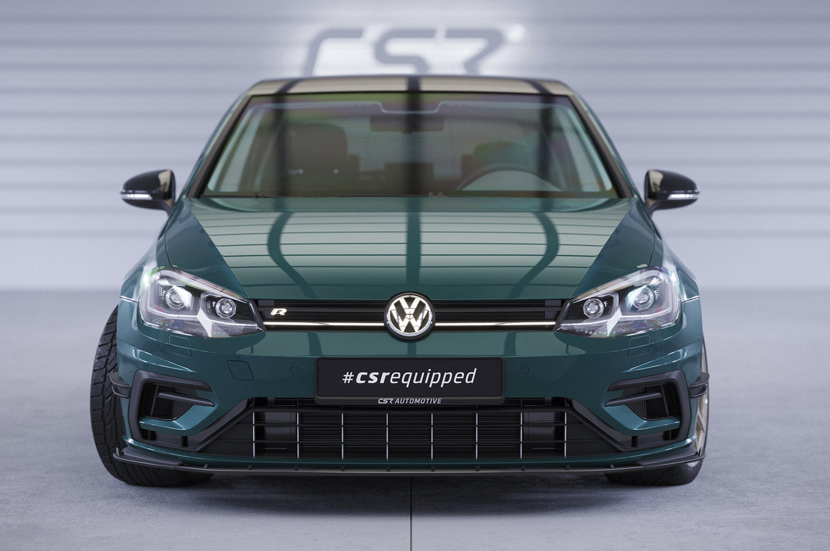 Front Spoiler Blades (Sides, with Flaps) with ABE for VW Golf 7 R / R-Line Facelift 2017-2021
