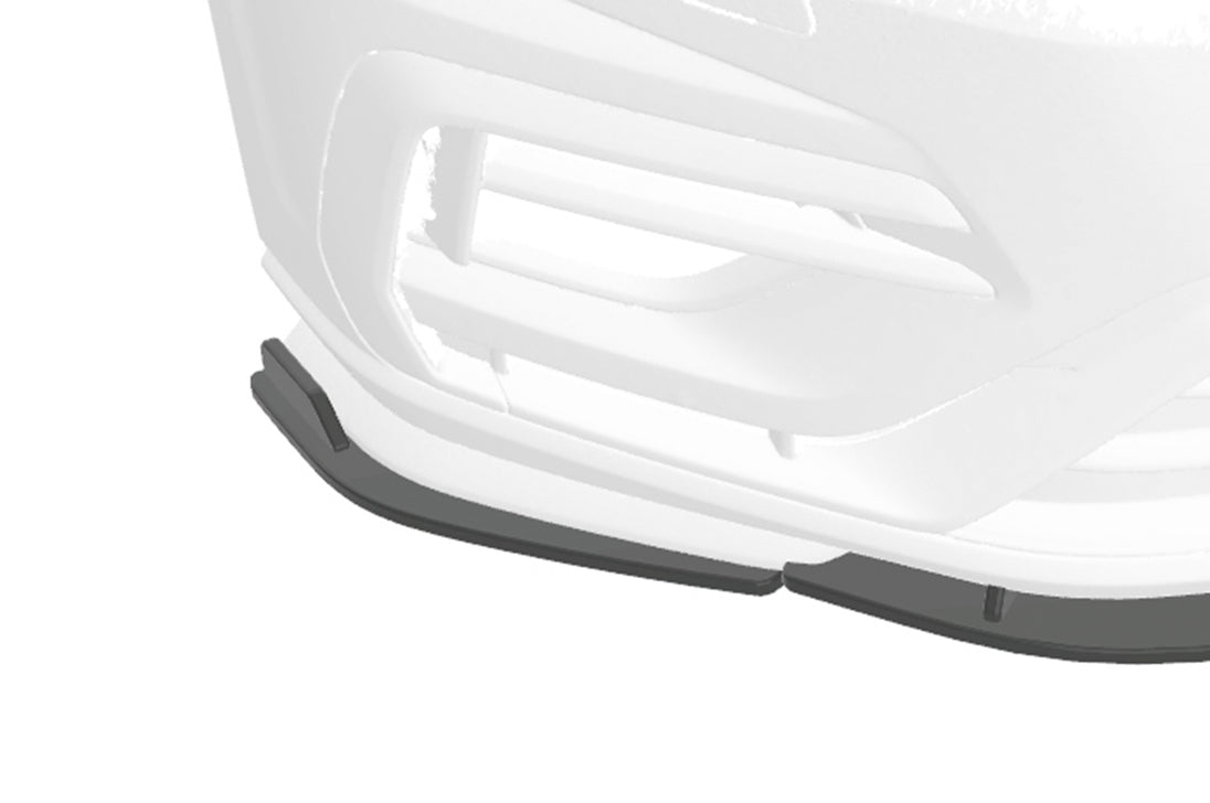 Front Spoiler Blades (Sides, with Flaps) with ABE for VW Golf 7 R / R-Line Facelift 2017-2021