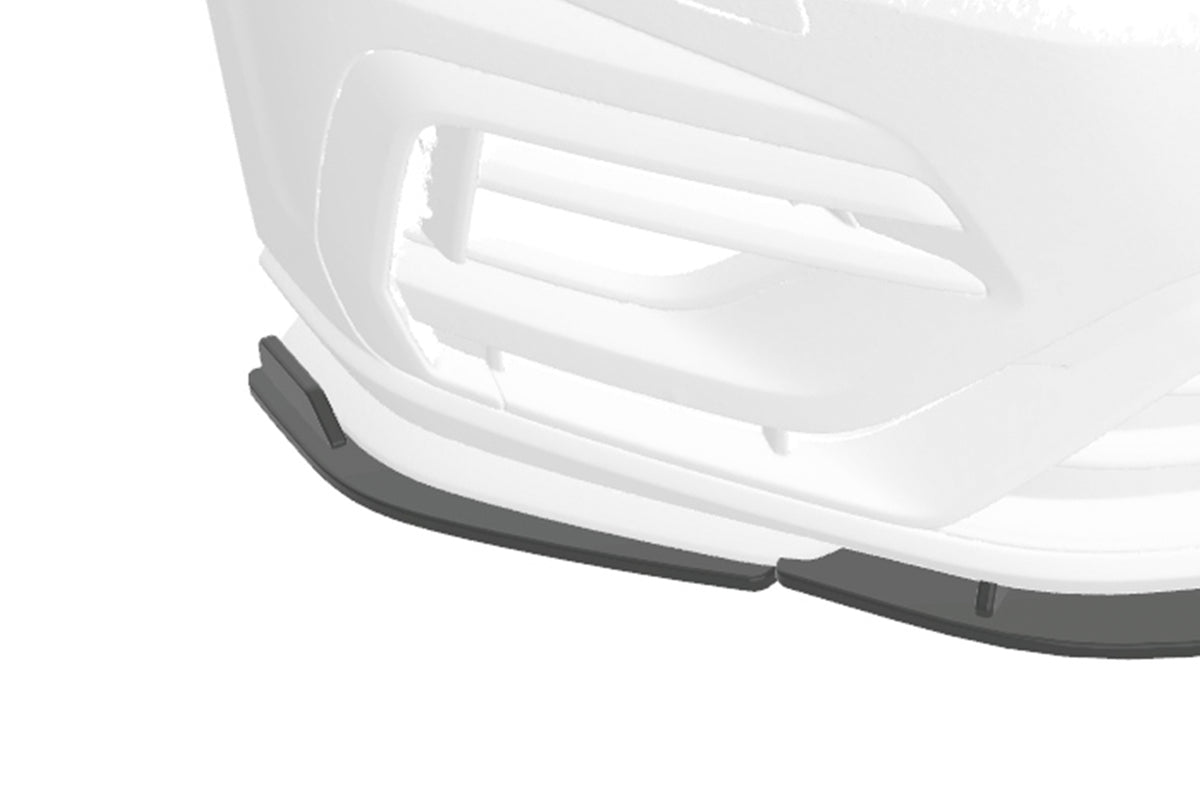 Front Spoiler Blades (Sides, with Flaps) with ABE for VW Golf 7 R / R-Line Facelift 2017-2021