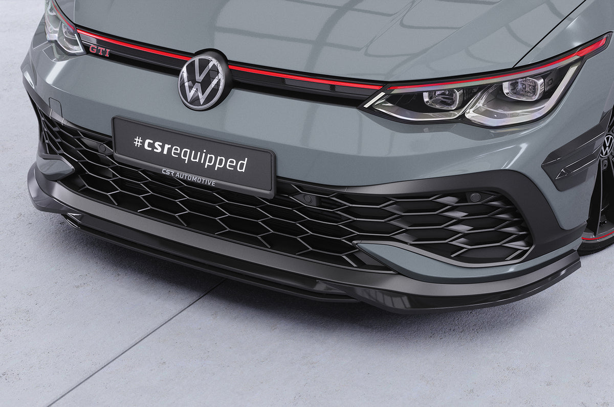 Front Spoiler Lip with ABE for VW Golf 8 GTI Clubsport 2020+