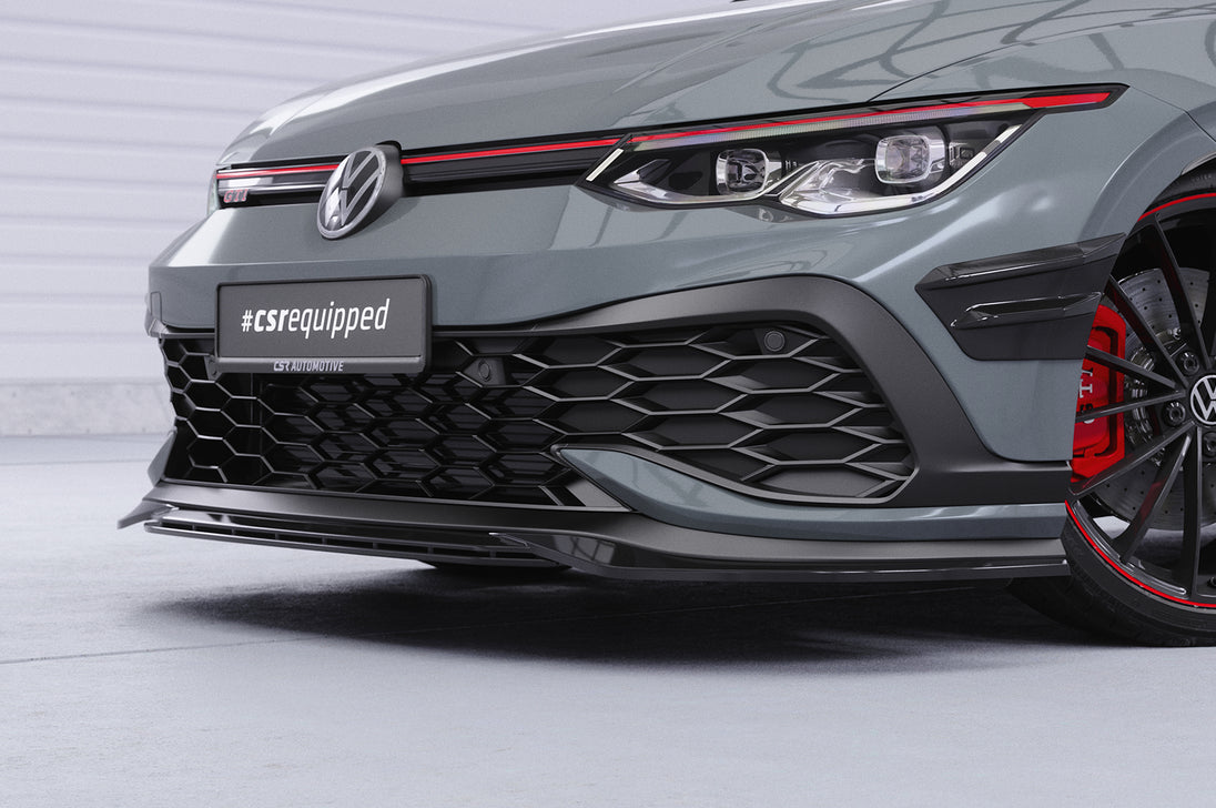 Front Spoiler Lip with ABE for VW Golf 8 GTI Clubsport 2020+