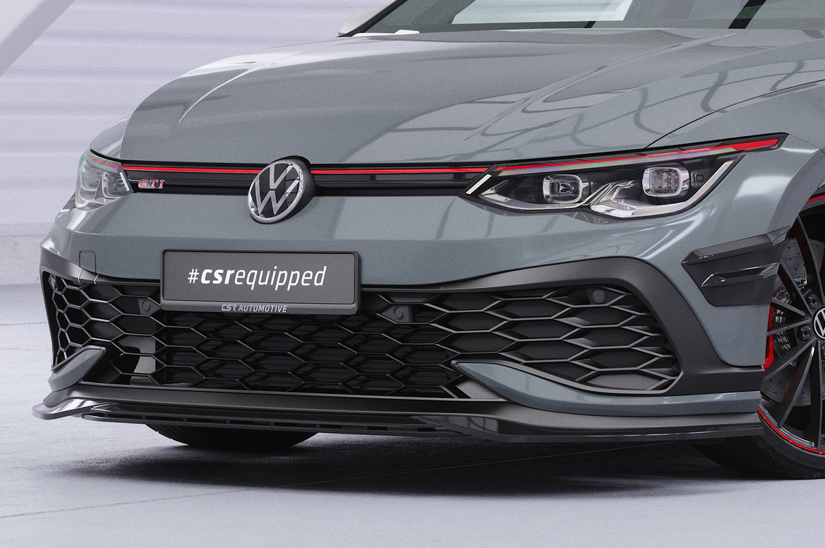 Front Spoiler Lip with ABE for VW Golf 8 GTI Clubsport 2020+