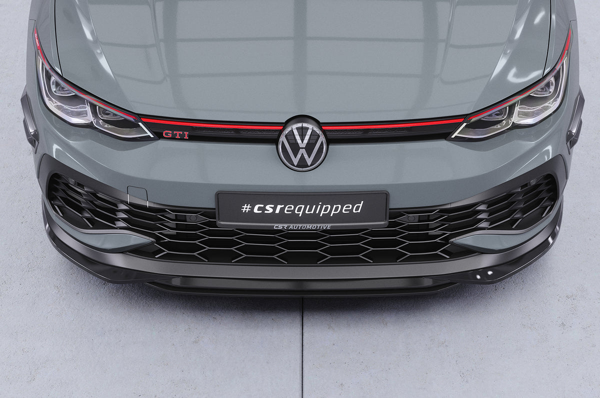 Front Spoiler Lip with ABE for VW Golf 8 GTI Clubsport 2020+
