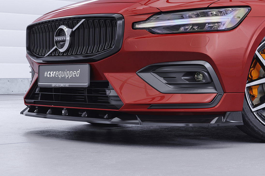Front Spoiler Lip with ABE for Volvo S60/V60 (S60 3rd Gen / V60 2nd Gen) 2018+
