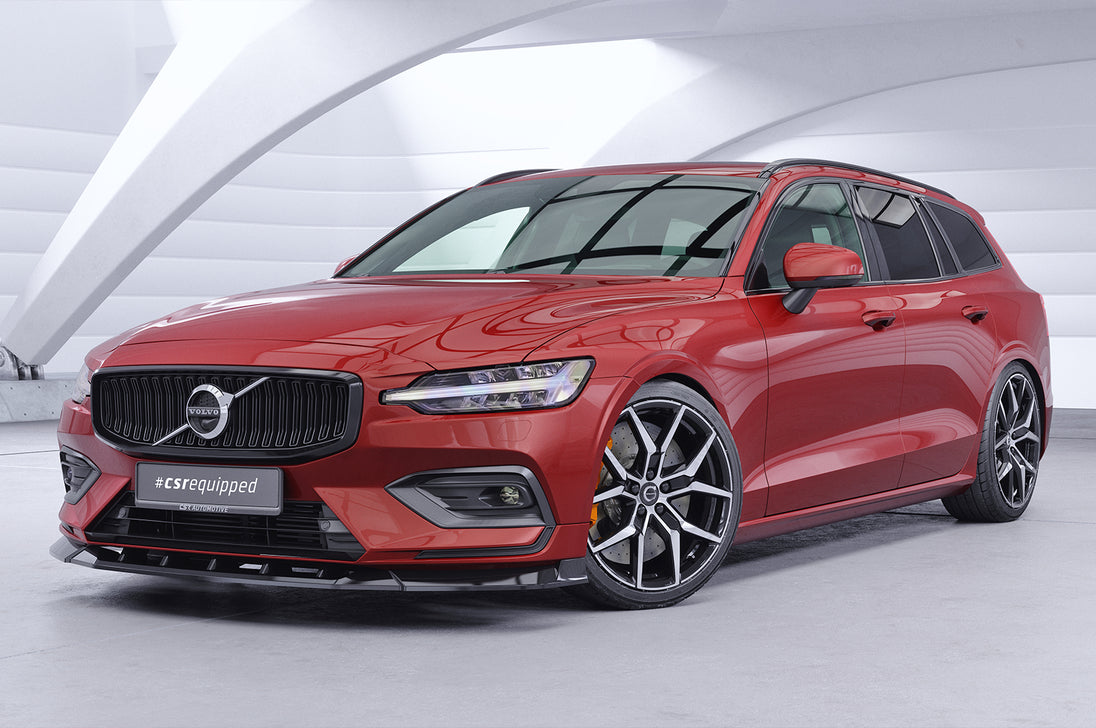 Front Spoiler Lip with ABE for Volvo S60/V60 (S60 3rd Gen / V60 2nd Gen) 2018+