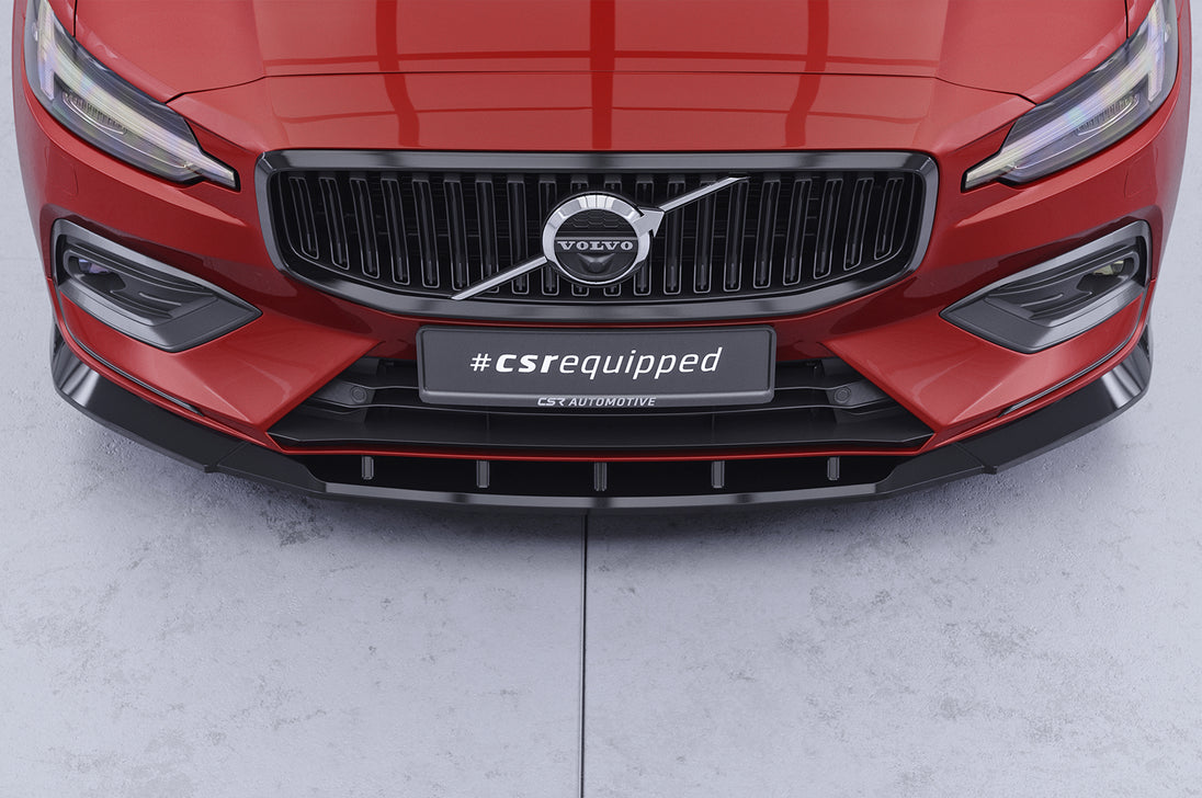 Front Spoiler Lip with ABE for Volvo S60/V60 (S60 3rd Gen / V60 2nd Gen) 2018+