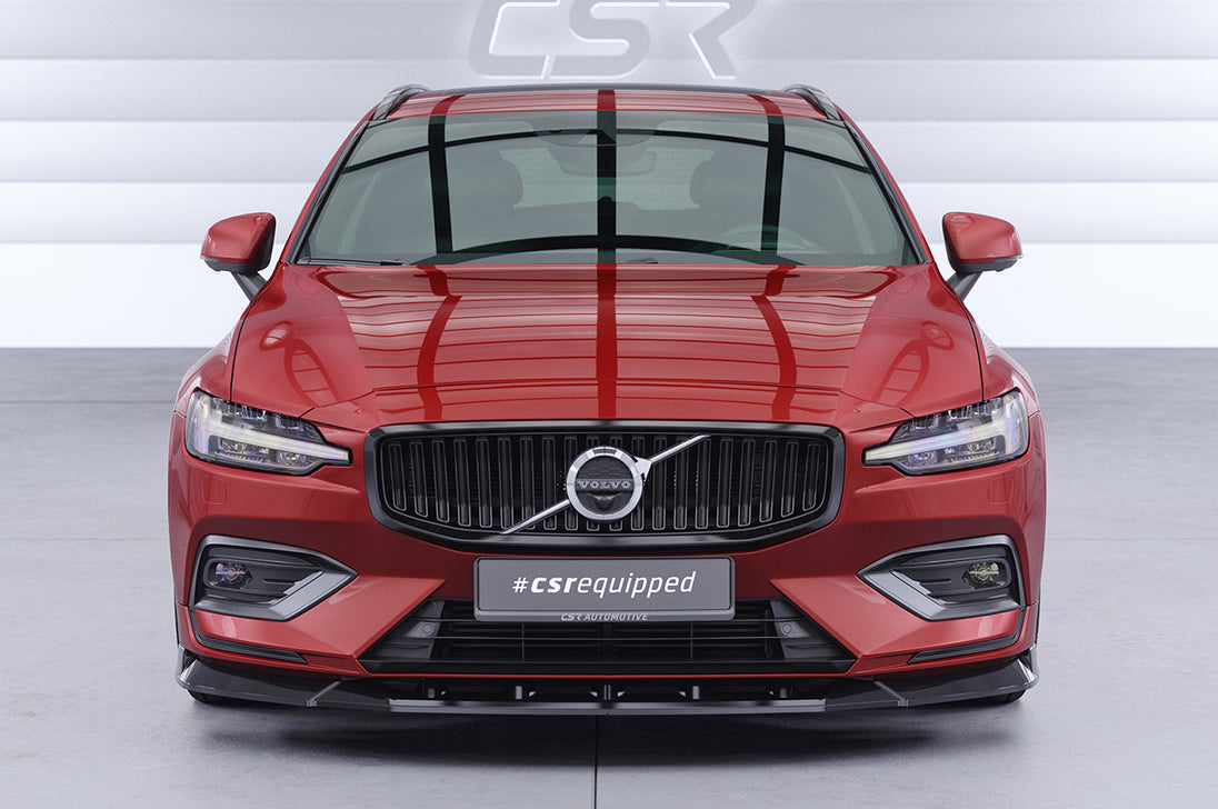 Front Spoiler Lip with ABE for Volvo S60/V60 (S60 3rd Gen / V60 2nd Gen) 2018+