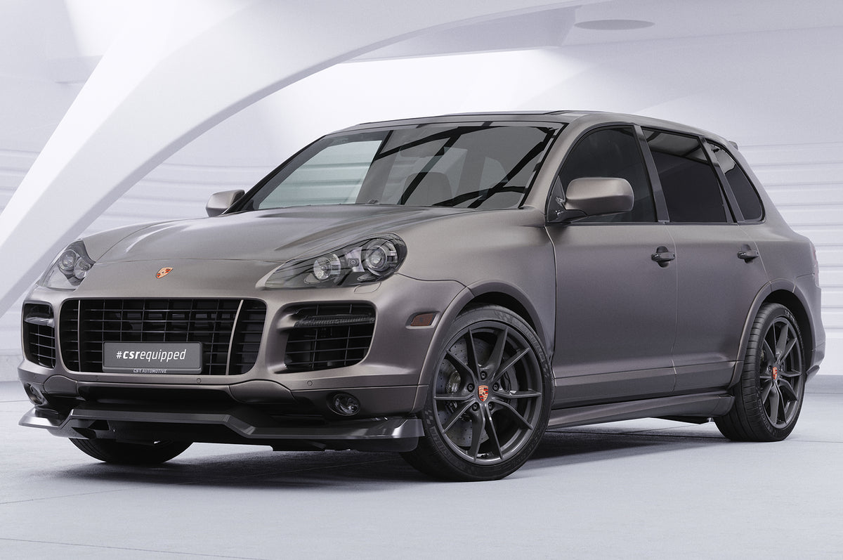 Front Spoiler Lip with ABE for Porsche Cayenne (9PA) Turbo, GTS 2007-2010