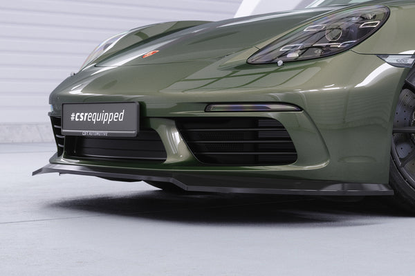 Aba do spoiler frontal com ABE para Porsche 718 Boxster / Porsche Cayman 718 (982) 2016+