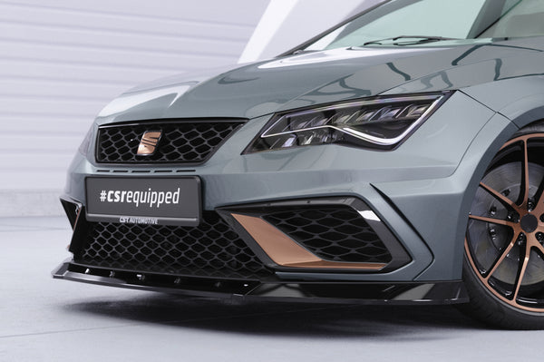 Splitter delantero con ABE para Seat León Mk3 (5F) Cupra R 2017-2020