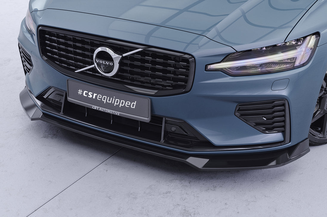 Front Spoiler Lip with ABE for Volvo S60/V60 (S60 3rd Gen) 2018+