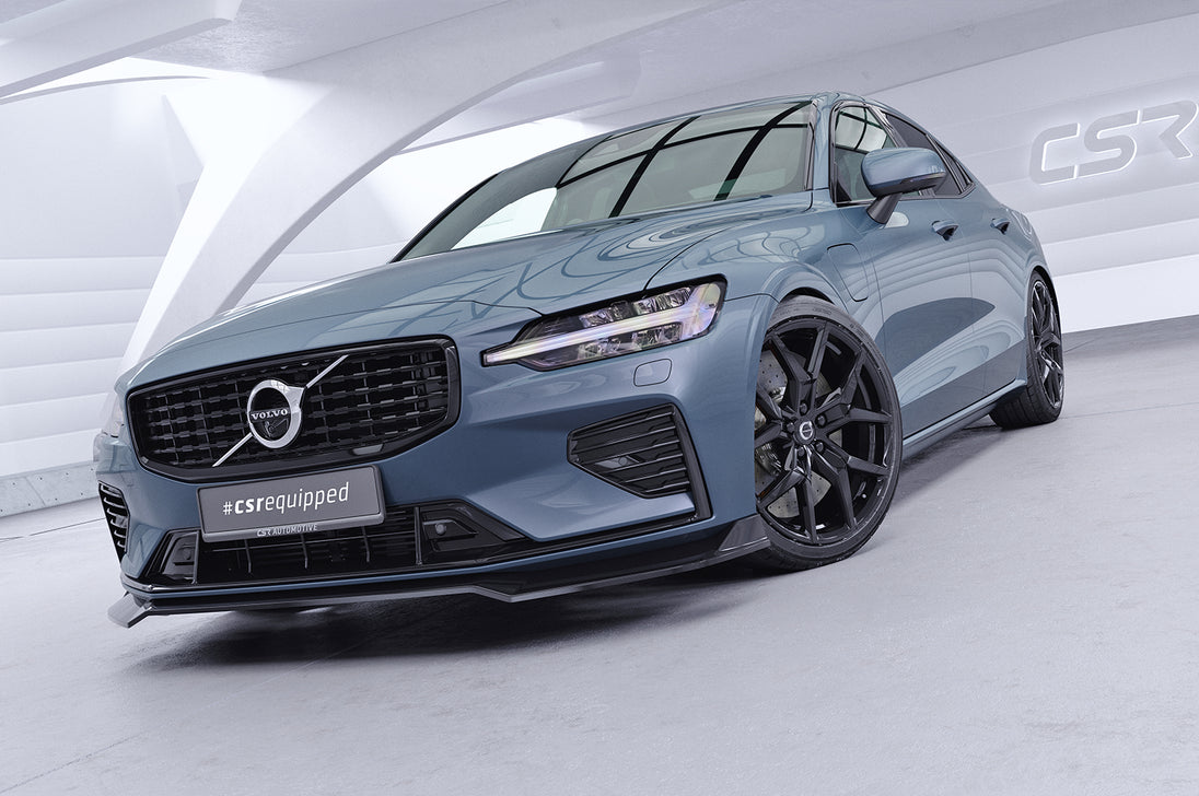 Front Spoiler Lip with ABE for Volvo S60/V60 (S60 3rd Gen) 2018+