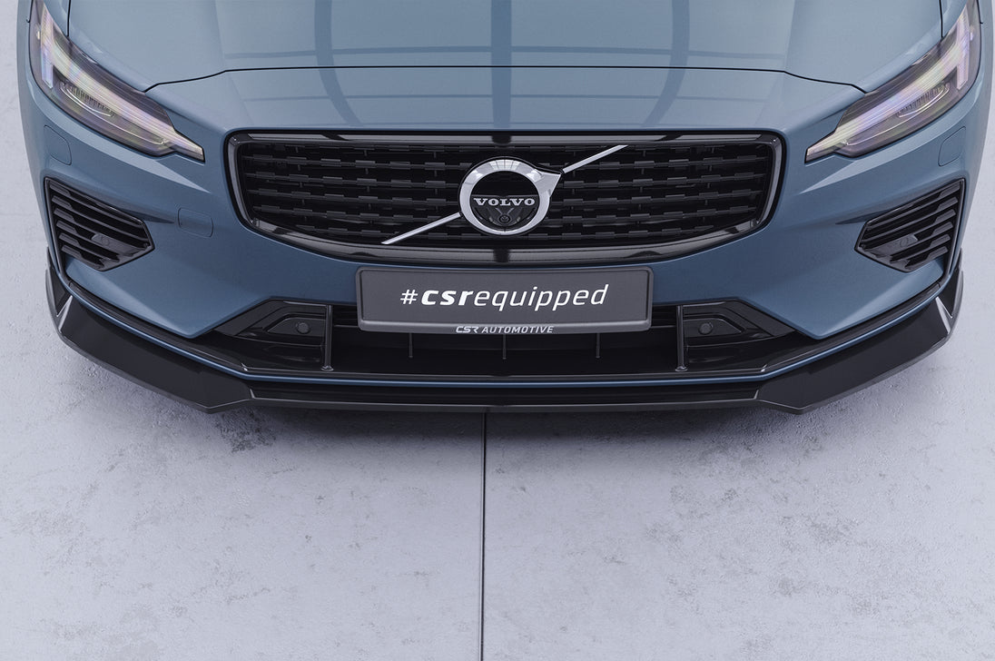 Front Spoiler Lip with ABE for Volvo S60/V60 (S60 3rd Gen) 2018+
