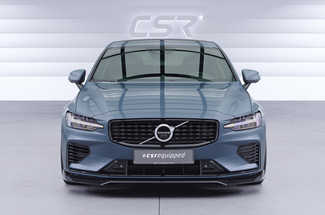 Front Spoiler Lip with ABE for Volvo S60/V60 (S60 3rd Gen) 2018+