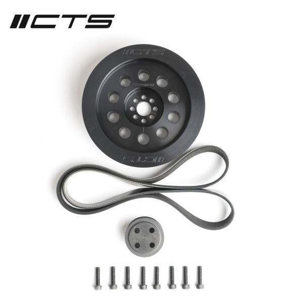 Dual Pulley Upgrade Kit 192 mm (Bolt-On) Audi 3.0 TFSI Supercharged V6 – CTS Turbo CTS-HW-437