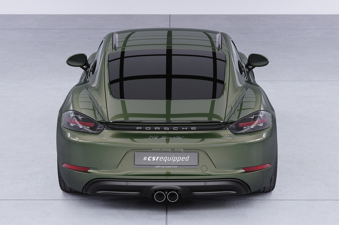 Roof Fins with ABE for Porsche Cayman 718 (982) 2016+