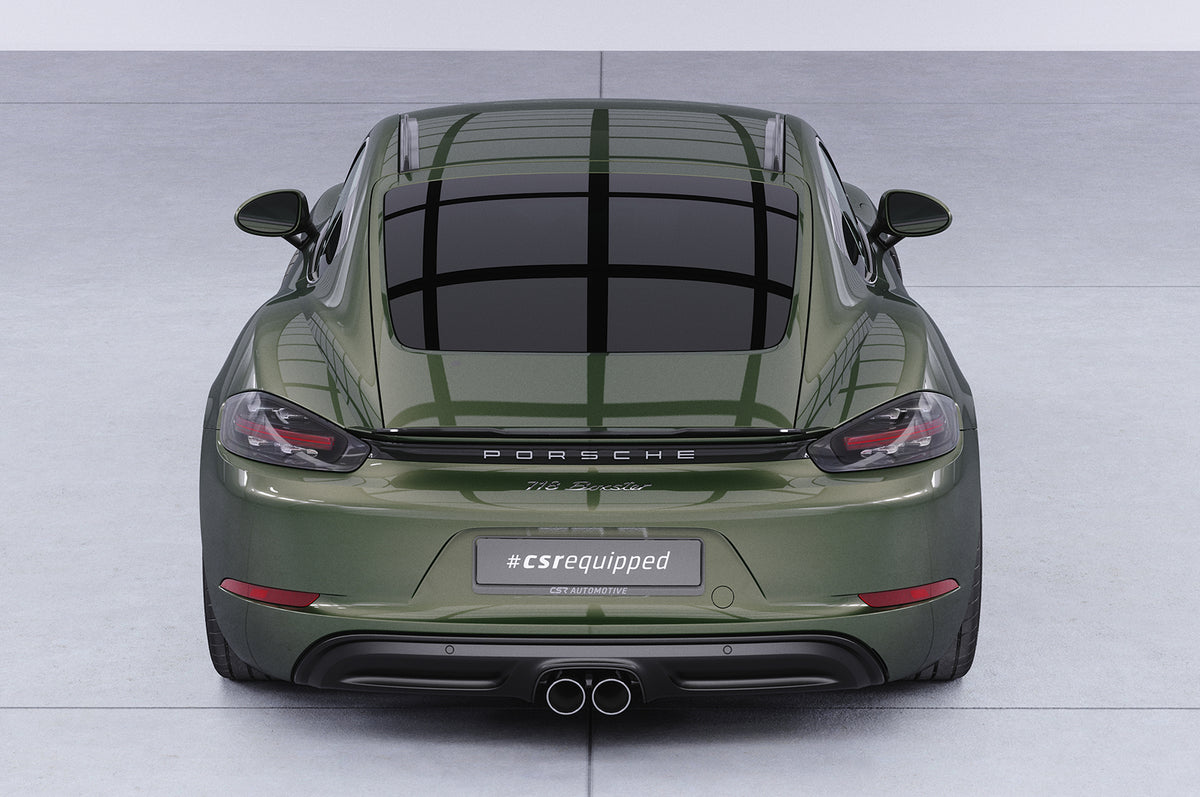 Roof Fins with ABE for Porsche Cayman 718 (982) 2016+