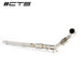Downpipe with High-Flow Cat, 3″ Stainless Steel, VW / Audi 1.8T & 2.0T TSI EA888.3 Gen 3 FWD – CTS Turbo CTS-EXH-DP-0013