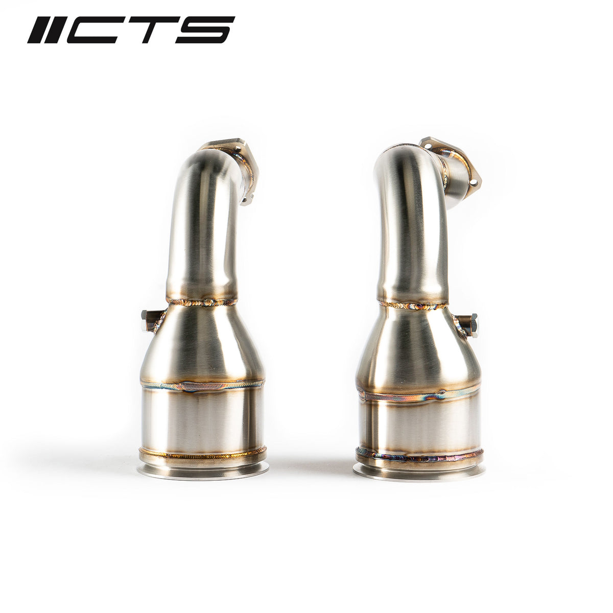 Downpipes with High-Flow Cats Audi SQ7 / SQ8 / RSQ8, Cayenne Turbo & Urus 4.0 V8 – CTS Turbo CTS-EXH – image 2