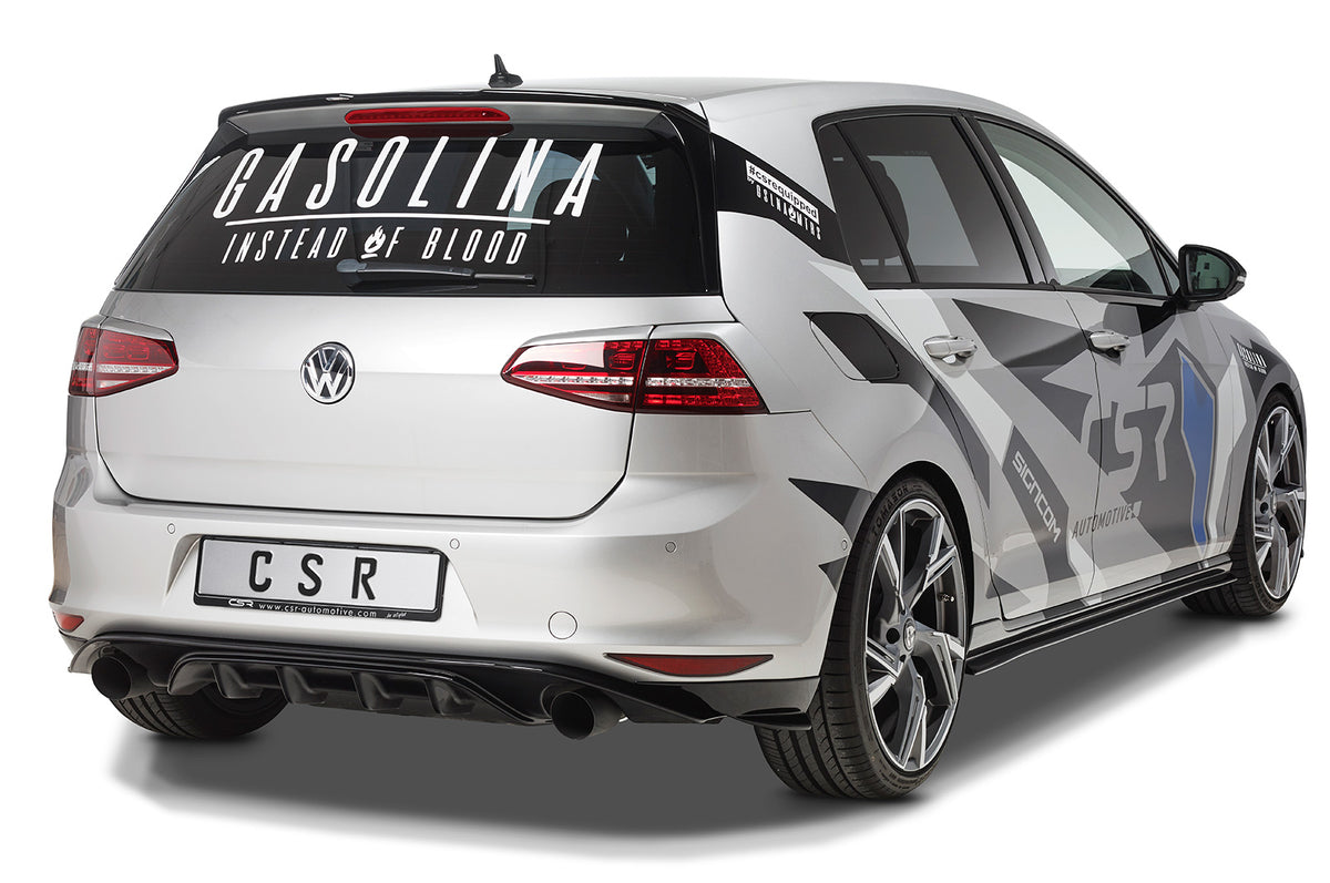 Rear Silencer | Sport Exhaust for VW Golf 7 Hatchback TSI / TDI, GTI Look