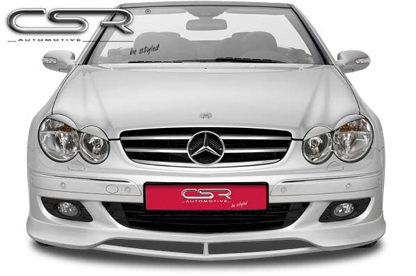Front Splitter | Front Attachment for Mercedes CLK-Class A209 / C209 Facelift 2005-2010