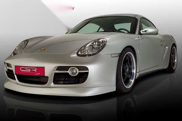 Front Splitter | Front Attachment for Porsche Cayman 987 2005-2009 (FA987C)