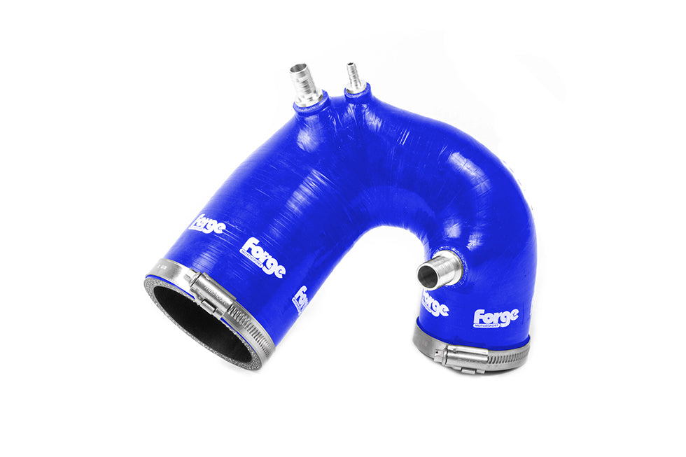 Silicone Turbo Inlet Hose Abarth 500 / 595 / 695 T-Jet Garrett Turbo, Blue – Forge Motorsport FMINLH11