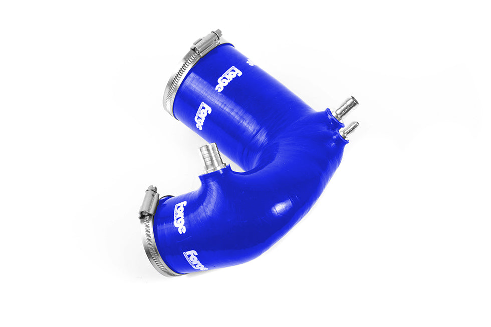 Silicone Turbo Inlet Hose Abarth 500 / 595 / 695 T-Jet Garrett Turbo, Blue – Forge Motorsport FMINLH – image 2